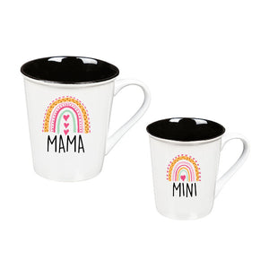Mama and Mini 16 oz. and 8 oz. Ceramic Mug Gift Set