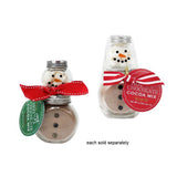 Mini Snowman Jar Hot Cocoa Kit with Marshmallows and Cocoa Mix
