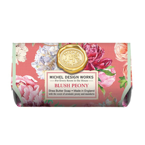 Michel Design Works Blush Peony Large Bath Soap Bar