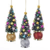 Sisal Tree With Ball and Drum Ornament