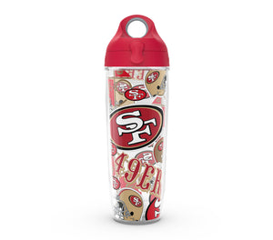 NFL® San Francisco 49ers All Over 24 Oz. Water Bottle