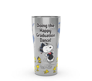 Tervis Peanuts Snoopy Happy Graduation Dance 20 oz. Stainless Steel Insulated Tumbler With Slider Lid