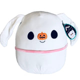 Halloween Squishmallow Tim Burton's The Nightmare Before Christmas Zero the Ghostly Dog 8" Stuffed Plush by Kelly Toy